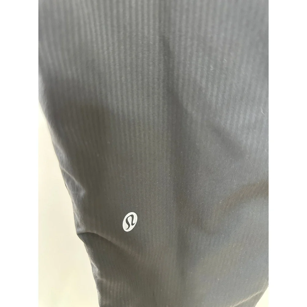 Lululemon Dance Studio Crop Pants 25" Size 6 Graphite Gray Stripe Lightweight - Picture 11 of 16